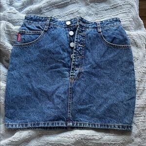 BONGO Classic Blue Denim Mini Skirt